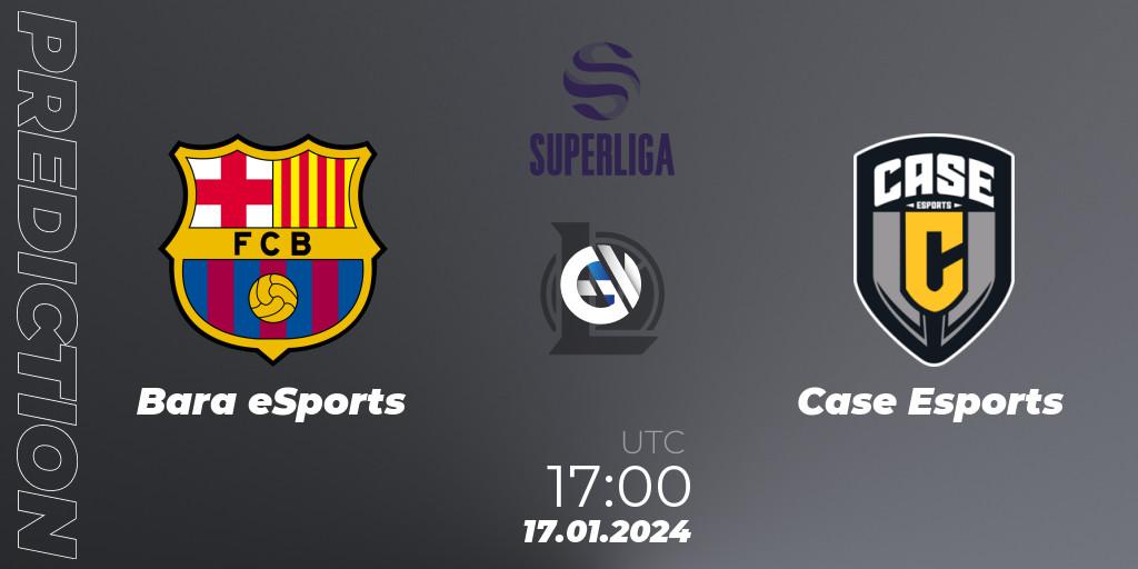 Barça eSports - Case Esports: ennuste. 17.01.2024 at 17:00, LoL, Superliga Spring 2024 - Group Stage