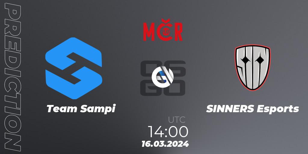 Team Sampi - SINNERS Esports: ennuste. 16.03.24, CS2 (CS:GO), Tipsport Cup Winter 2024