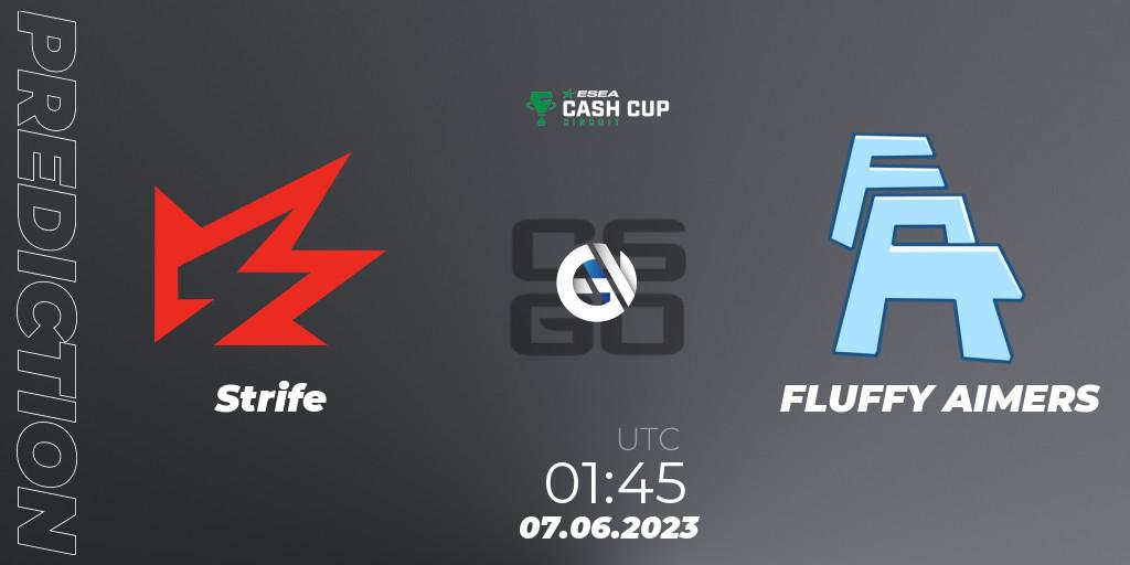 Strife - FLUFFY AIMERS: ennuste. 07.06.23, CS2 (CS:GO), ESEA Cash Cup Circuit Season 1 Finals