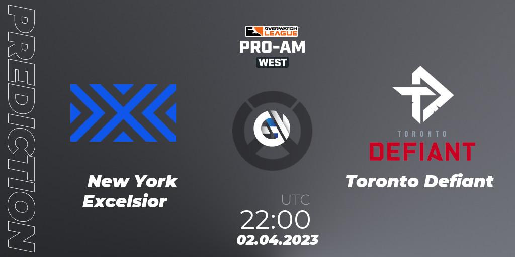 New York Excelsior - Toronto Defiant: ennuste. 02.04.2023 at 22:00, Overwatch, Overwatch League 2023 - Pro-Am