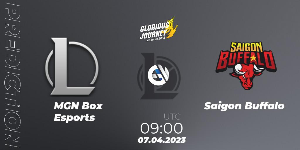 MGN Box Esports - Saigon Buffalo: ennuste. 07.04.2023 at 10:00, LoL, VCS Spring 2023 - Group Stage