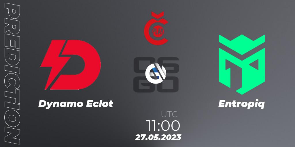 Dynamo Eclot - Entropiq: ennuste. 27.05.2023 at 11:20, Counter-Strike (CS2), Tipsport Cup Bratislava 2023
