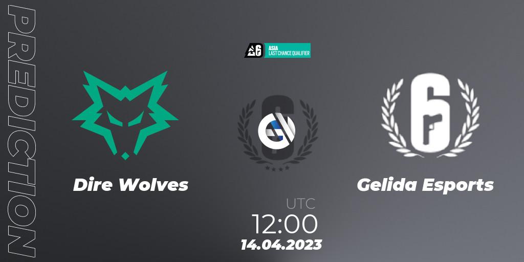 Dire Wolves - Gelida Esports: ennuste. 15.04.2023 at 06:00, Rainbow Six, Asia League 2023 - Stage 1 - Last Chance Qualifiers