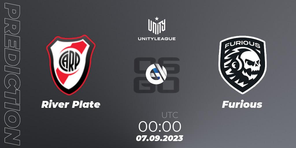 River Plate - Furious: ennuste. 07.09.2023 at 00:00, Counter-Strike (CS2), LVP Unity League Argentina 2023