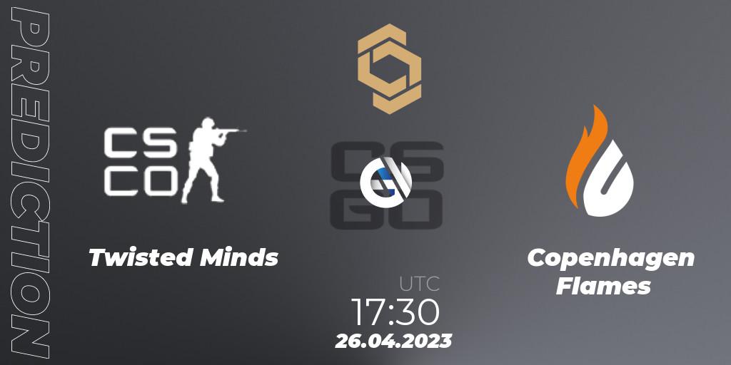 Twisted Minds - Copenhagen Flames: ennuste. 26.04.23, CS2 (CS:GO), CCT South Europe Series #4