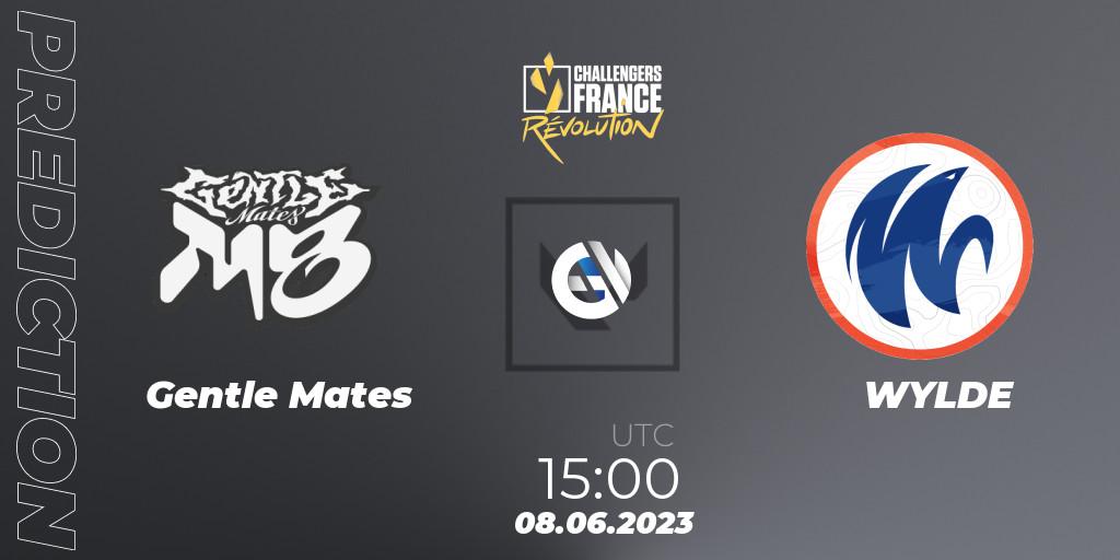 Gentle Mates - WYLDE: ennuste. 08.06.23, VALORANT, VALORANT Challengers 2023 France: Revolution Split 2 - Playoffs
