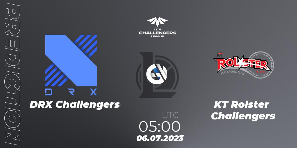 DRX Challengers - KT Rolster Challengers: ennuste. 06.07.23, LoL, LCK Challengers League 2023 Summer - Group Stage