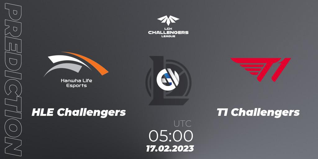 HLE Challengers - T1 Challengers: ennuste. 17.02.2023 at 05:00, LoL, LCK Challengers League 2023 Spring