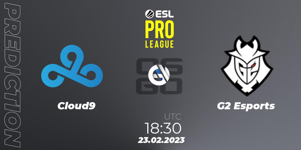 Cloud9 - G2 Esports: ennuste. 23.02.23, CS2 (CS:GO), ESL Pro League Season 17