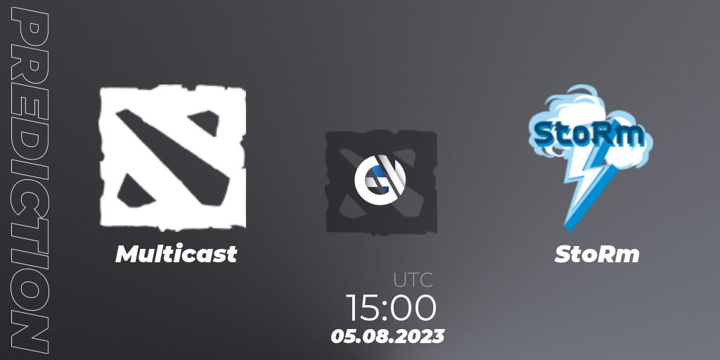 Multicast - StoRm: ennuste. 05.08.2023 at 15:00, Dota 2, European Pro League Season 11