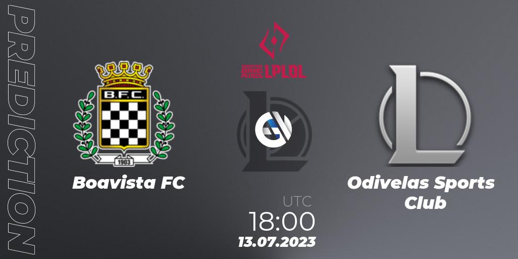 Boavista FC - Odivelas Sports Club: ennuste. 13.07.2023 at 18:00, LoL, LPLOL Split 2 2023 - Group Stage