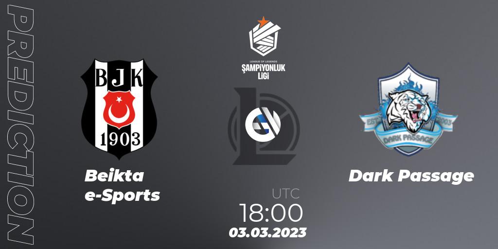 Beşiktaş e-Sports - Dark Passage: ennuste. 03.03.2023 at 18:00, LoL, TCL Winter 2023 - Group Stage