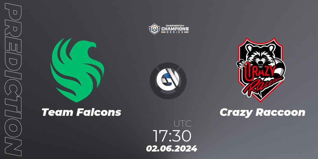 Team Falcons - Crazy Raccoon: ennuste. 02.06.2024 at 17:30, Overwatch, Overwatch Champions Series 2024 Major