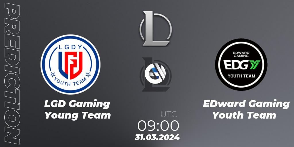 LGD Gaming Young Team - EDward Gaming Youth Team: ennuste. 31.03.24, LoL, LDL 2024 - Stage 1