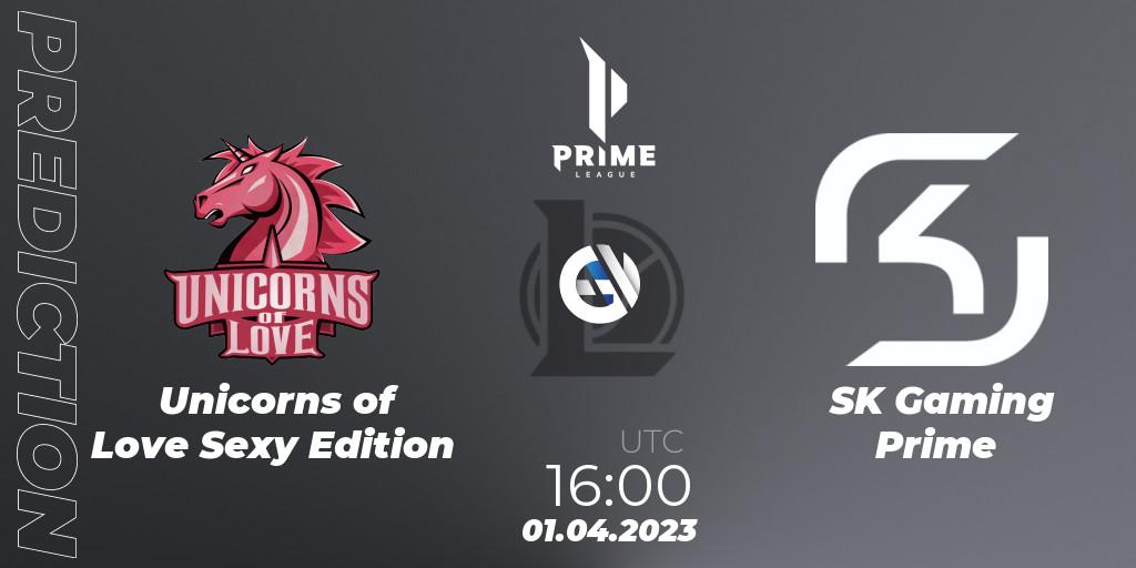 Unicorns of Love Sexy Edition - SK Gaming Prime: ennuste. 01.04.23, LoL, Prime League Spring 2023 - Playoffs