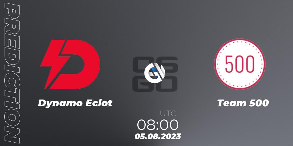 Dynamo Eclot - Team 500: ennuste. 05.08.2023 at 08:00, Counter-Strike (CS2), European Pro League Season 10: Division 2