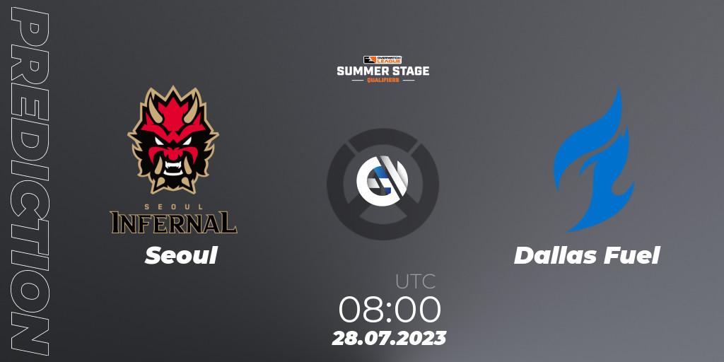 Seoul - Dallas Fuel: ennuste. 28.07.2023 at 08:00, Overwatch, Overwatch League 2023 - Summer Stage Qualifiers