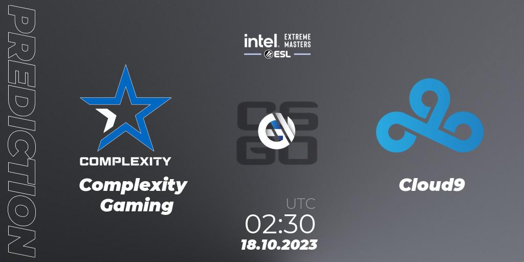 Complexity Gaming - Cloud9: ennuste. 18.10.2023 at 02:30, Counter-Strike (CS2), IEM Sydney 2023