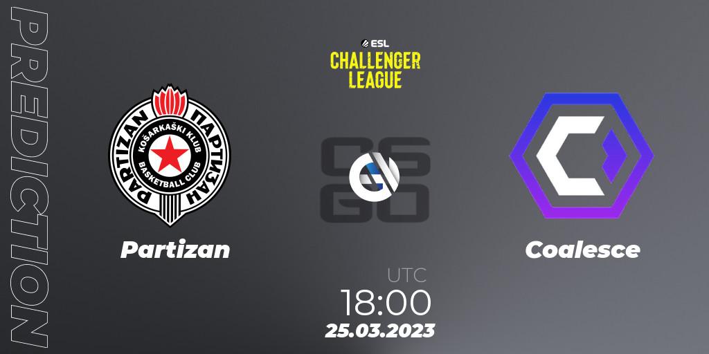Partizan - Coalesce: ennuste. 25.03.23, CS2 (CS:GO), ESL Challenger League Season 44 Relegation: Europe