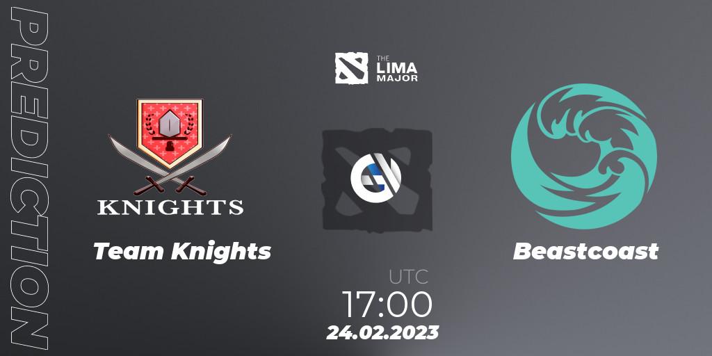 Team Knights - Beastcoast: ennuste. 24.02.23, Dota 2, The Lima Major 2023