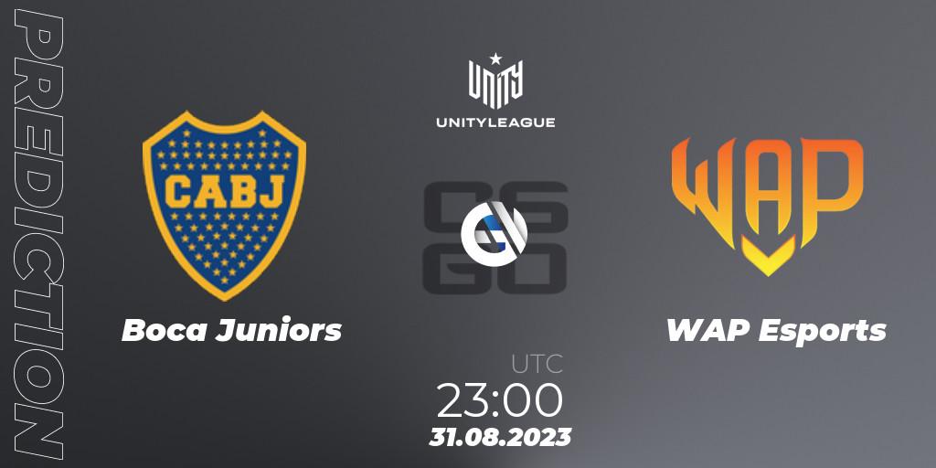 Boca Juniors - WAP Esports: ennuste. 31.08.2023 at 23:00, Counter-Strike (CS2), LVP Unity League Argentina 2023