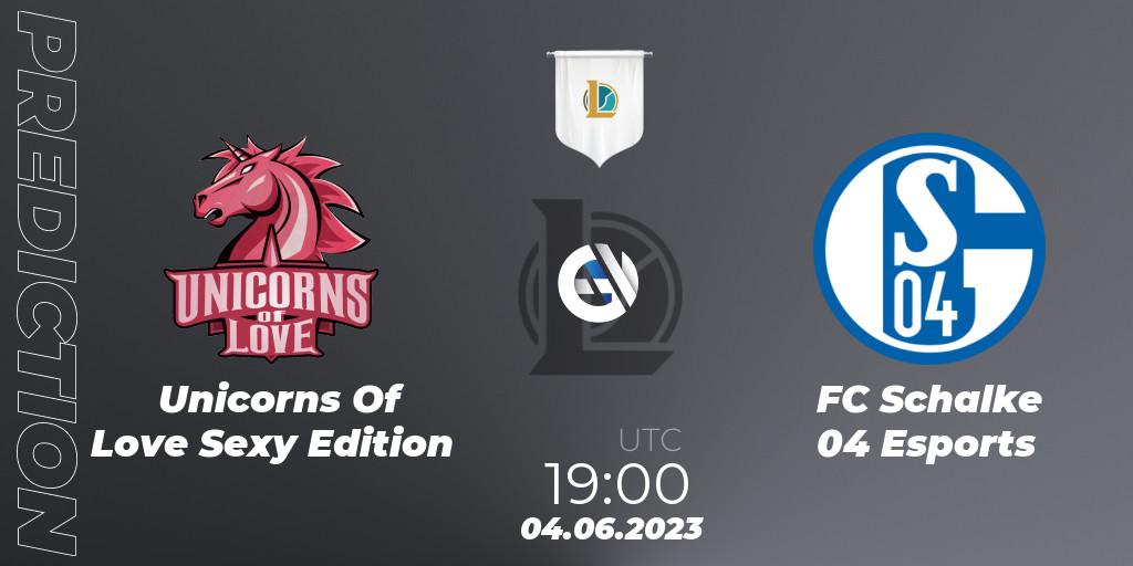 Unicorns Of Love Sexy Edition - FC Schalke 04 Esports: ennuste. 04.06.23, LoL, Prime League Summer 2023 - Group Stage