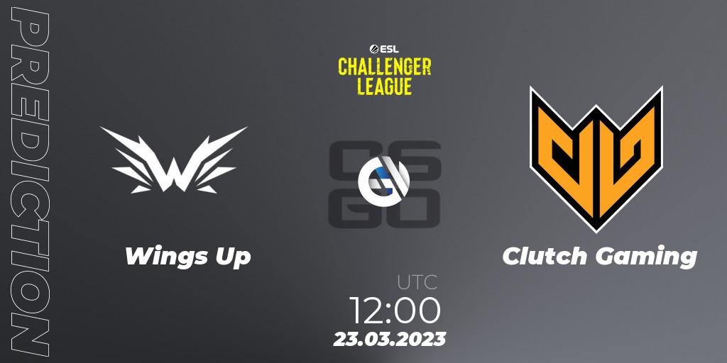Wings Up - Clutch Gaming: ennuste. 23.03.23, CS2 (CS:GO), ESL Challenger League Season 44: Asia-Pacific