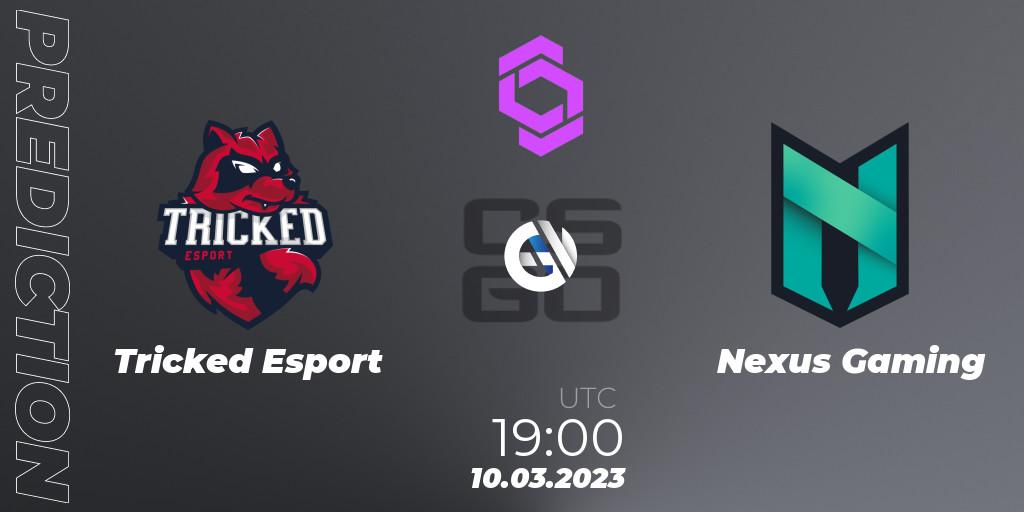 Tricked Esport - Nexus Gaming: ennuste. 10.03.2023 at 21:35, Counter-Strike (CS2), CCT West Europe Series #2