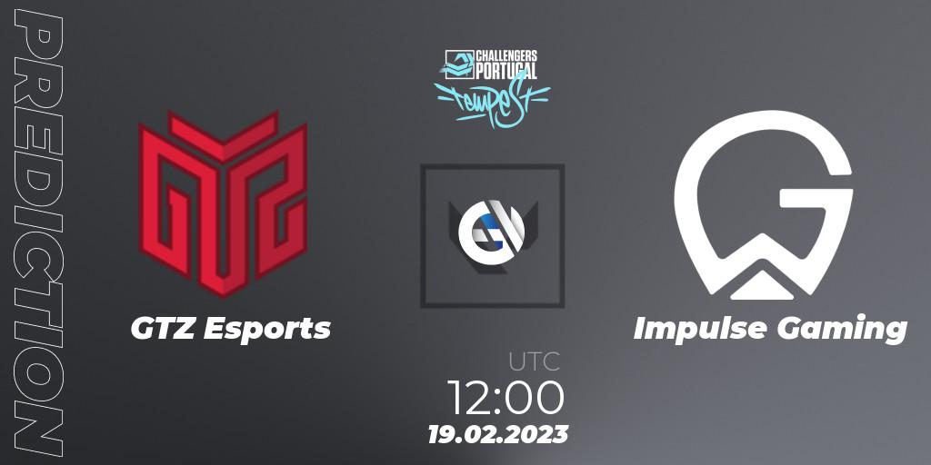 GTZ Esports - Impulse Gaming: ennuste. 19.02.2023 at 12:00, VALORANT, VALORANT Challengers 2023 Portugal: Tempest Split 1