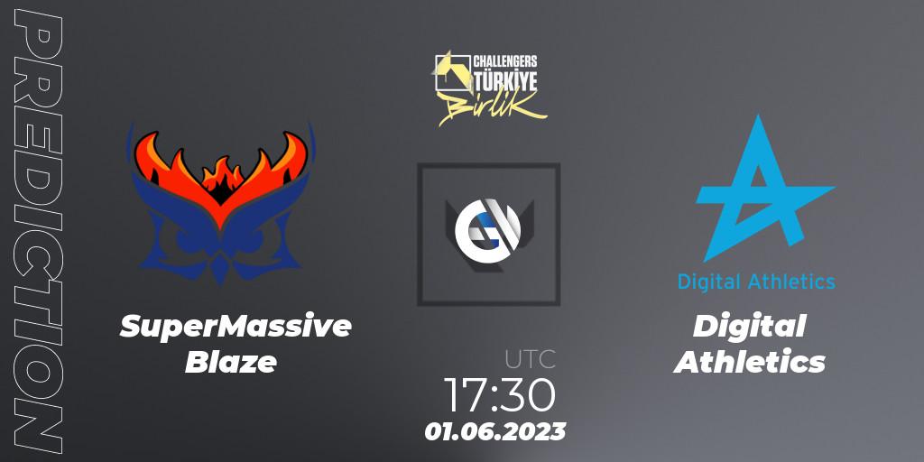 SuperMassive Blaze - Digital Athletics: ennuste. 01.06.23, VALORANT, VALORANT Challengers 2023 Turkey: Birlik Split 2 - Playoffs