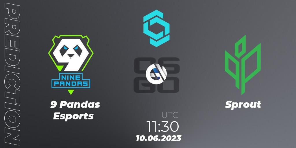 9 Pandas Esports - Sprout: ennuste. 10.06.23, CS2 (CS:GO), CCT North Europe Series 5