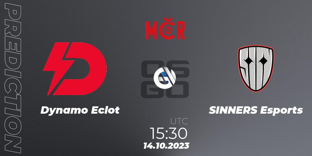Dynamo Eclot - SINNERS Esports: ennuste. 14.10.23, CS2 (CS:GO), Tipsport Cup Prague Fall 2023