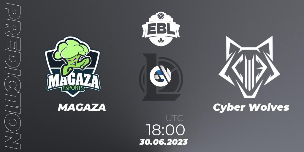 MAGAZA - Cyber Wolves: ennuste. 16.06.2023 at 20:00, LoL, Esports Balkan League Season 13