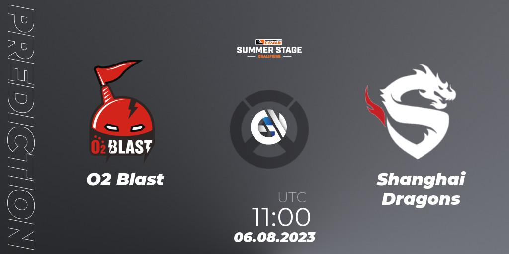 O2 Blast - Shanghai Dragons: ennuste. 06.08.23, Overwatch, Overwatch League 2023 - Summer Stage Qualifiers