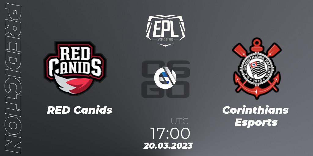RED Canids - Corinthians Esports: ennuste. 20.03.23, CS2 (CS:GO), EPL World Series: Americas Season 3