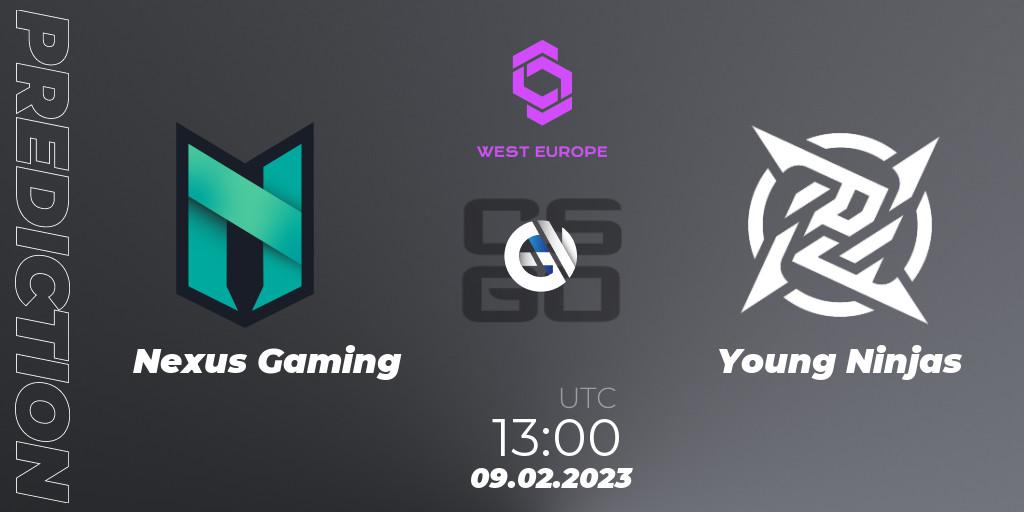 Nexus Gaming - iNation: ennuste. 09.02.23, CS2 (CS:GO), CCT West Europe Series #1
