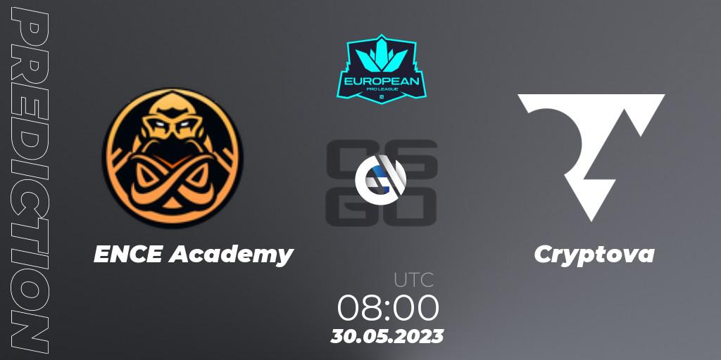 ENCE Academy - Cryptova: ennuste. 30.05.23, CS2 (CS:GO), European Pro League Season 8