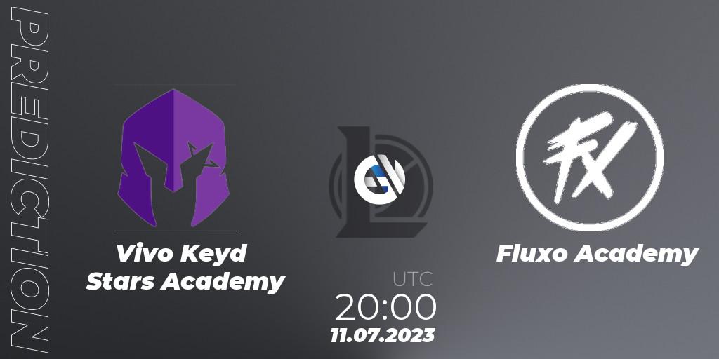 Vivo Keyd Stars Academy - Fluxo Academy: ennuste. 11.07.2023 at 20:00, LoL, CBLOL Academy Split 2 2023 - Group Stage