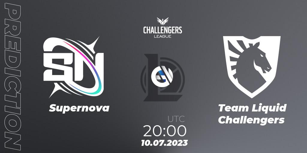 Supernova - Team Liquid Challengers: ennuste. 18.06.2023 at 20:00, LoL, North American Challengers League 2023 Summer - Group Stage