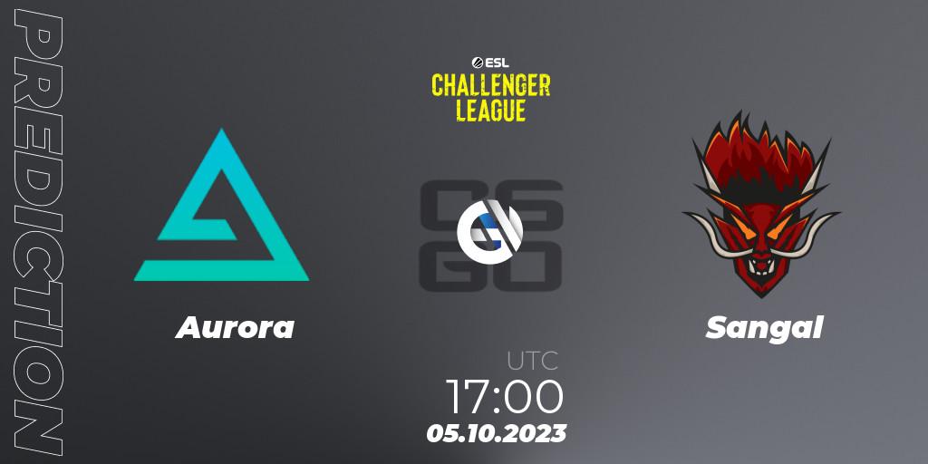 Aurora - Sangal: ennuste. 06.10.2023 at 17:00, Counter-Strike (CS2), ESL Challenger League Season 46: Europe