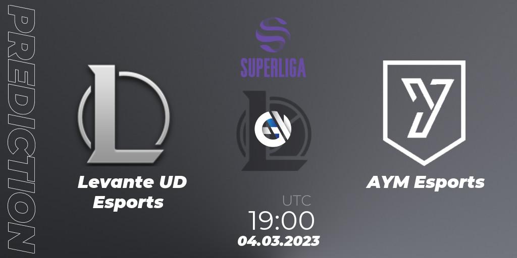 Levante UD Esports - AYM Esports: ennuste. 04.03.2023 at 19:00, LoL, LVP Superliga 2nd Division Spring 2023 - Group Stage