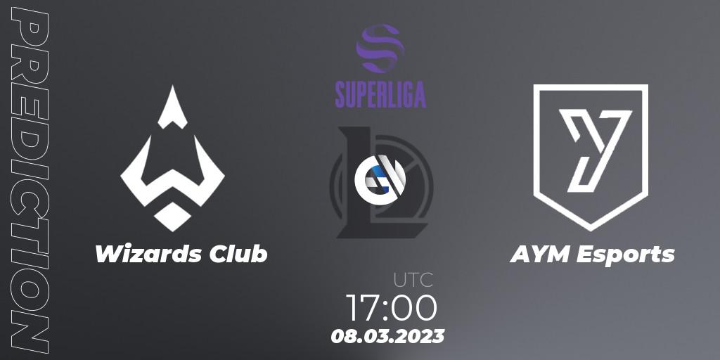 Wizards Club - AYM Esports: ennuste. 08.03.2023 at 17:00, LoL, LVP Superliga 2nd Division Spring 2023 - Group Stage