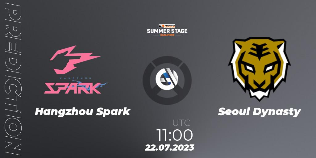 Hangzhou Spark - Seoul Dynasty: ennuste. 22.07.2023 at 11:30, Overwatch, Overwatch League 2023 - Summer Stage Qualifiers