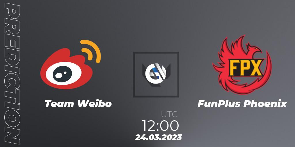 Team Weibo - FunPlus Phoenix: ennuste. 24.03.23, VALORANT, FGC Valorant Invitational 2023: Act 1