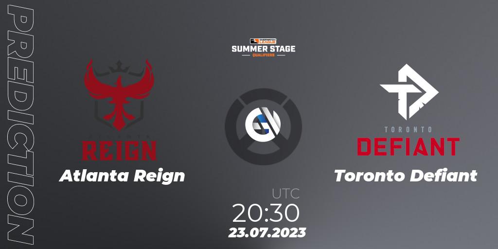 Atlanta Reign - Toronto Defiant: ennuste. 23.07.23, Overwatch, Overwatch League 2023 - Summer Stage Qualifiers