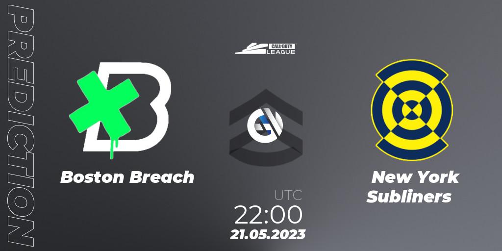 Boston Breach - New York Subliners: ennuste. 21.05.2023 at 22:00, Call of Duty, Call of Duty League 2023: Stage 5 Major Qualifiers