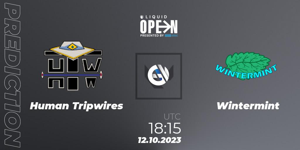 Human Tripwires - Wintermint: ennuste. 13.10.2023 at 16:00, VALORANT, Liquid Open 2023 - Europe