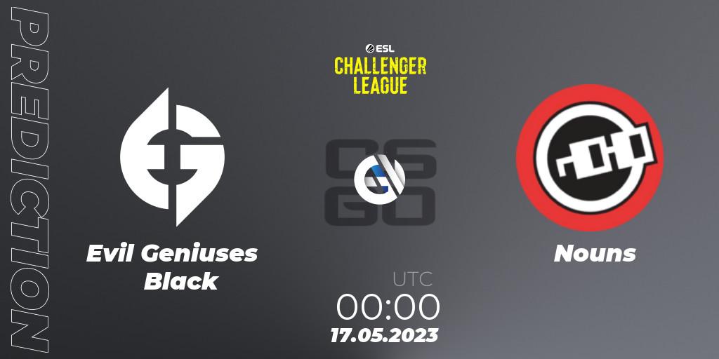 Evil Geniuses Black - Nouns: ennuste. 17.05.23, CS2 (CS:GO), ESL Challenger League Season 45: North America