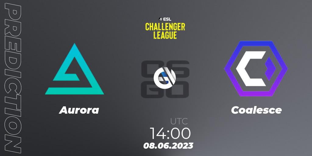 Aurora - Coalesce: ennuste. 08.06.2023 at 14:00, Counter-Strike (CS2), ESL Challenger League Season 45 Europe Relegation