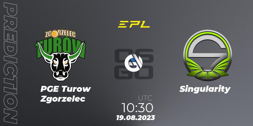 PGE Turow Zgorzelec - Singularity: ennuste. 19.08.2023 at 11:40, Counter-Strike (CS2), European Pro League Season 10: Division 2
